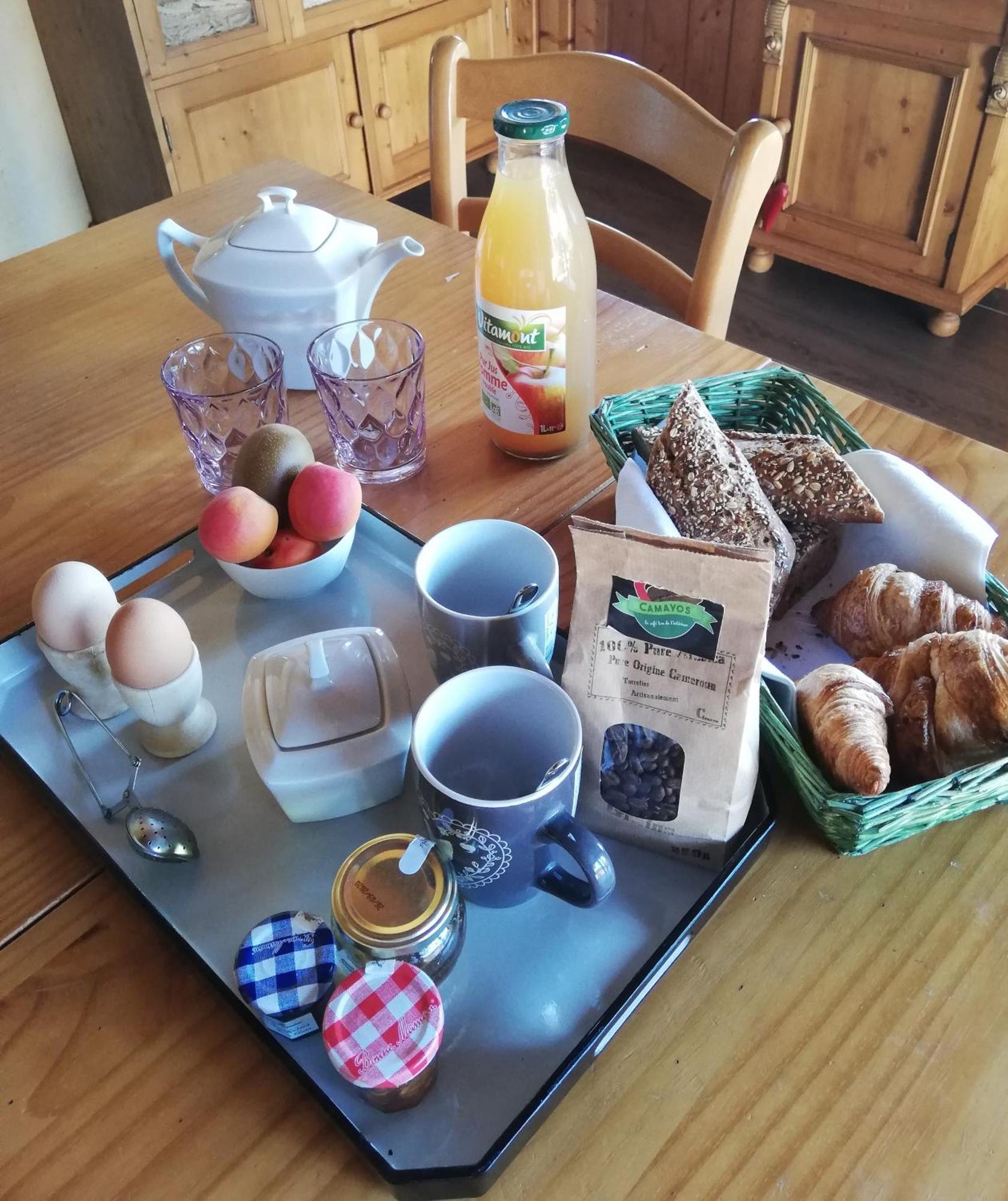 Chambres En Chalet Petit Dejeuner Inclus La Cote d'Arbroz Экстерьер фото